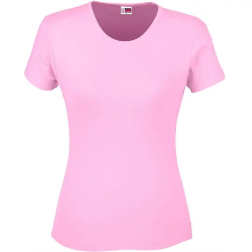 Ladies California T-Shirt Pink Front